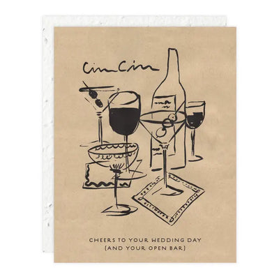 Plantable Cards - Cin Cin - Wedding Card
