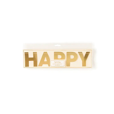 BASIC HAPPY BIRTHDAY BANNER