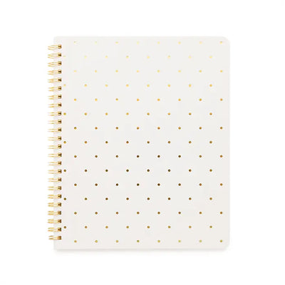 WHITE PERFECT DOT NOTEBOOK