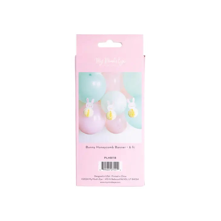 BUNNY HONEYCOMB BANNER