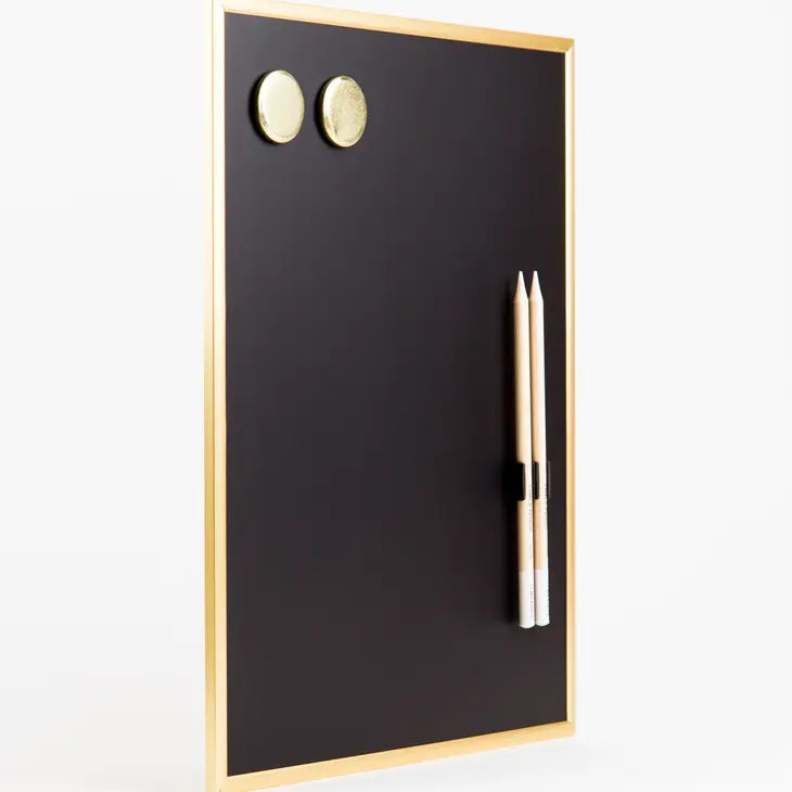 GOLD FRAMED CHALKBOARD - 11"X14"