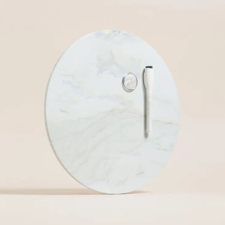 ROUND MARBLE DRY ERASE BOARD - 12"