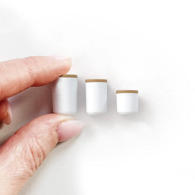 Dollhouse Kitchen Canisters: Set of 3