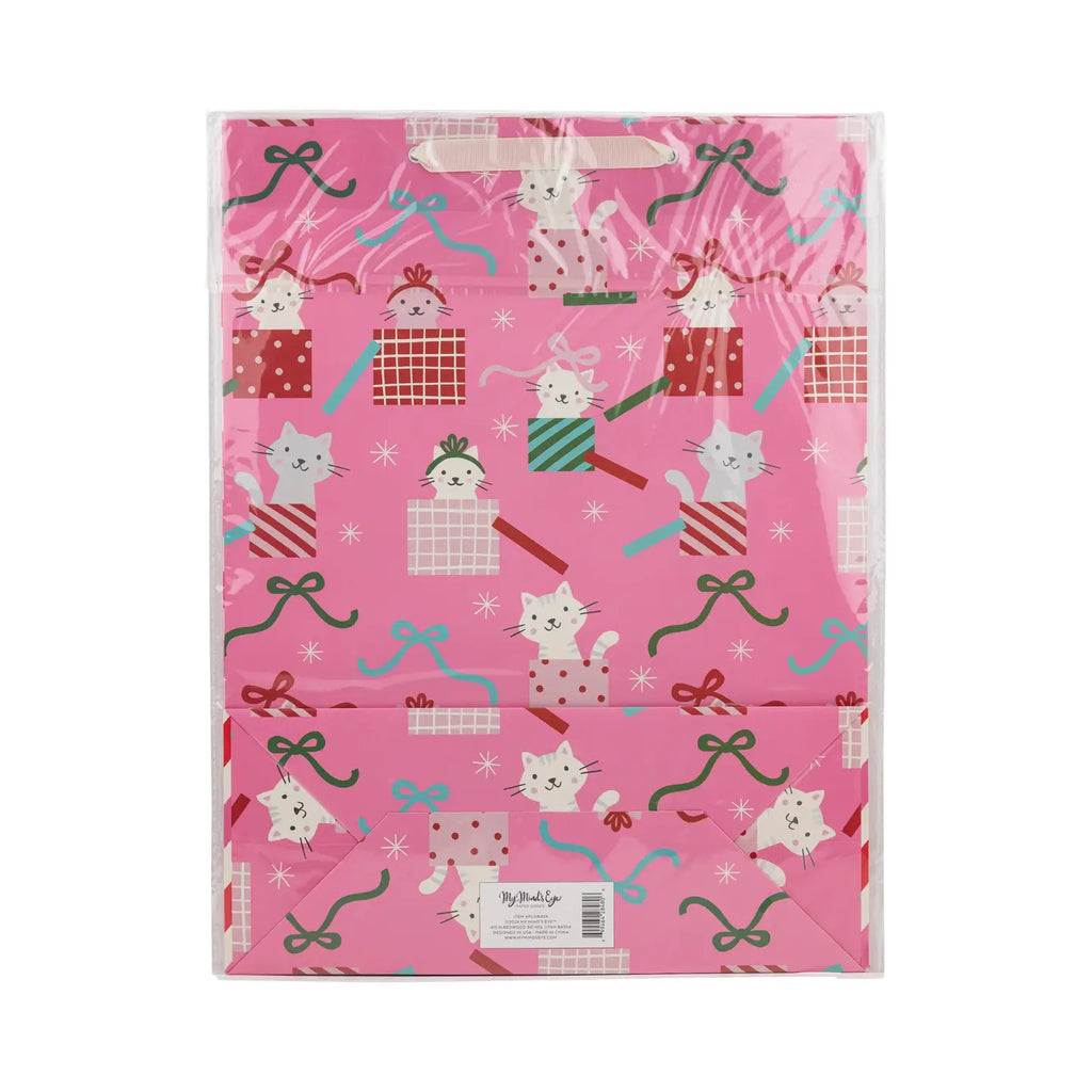 Holiday Cat Gift Bag