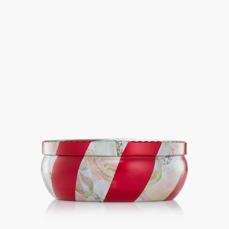 Voluspa Crushed Candy Cane, Tin Candle