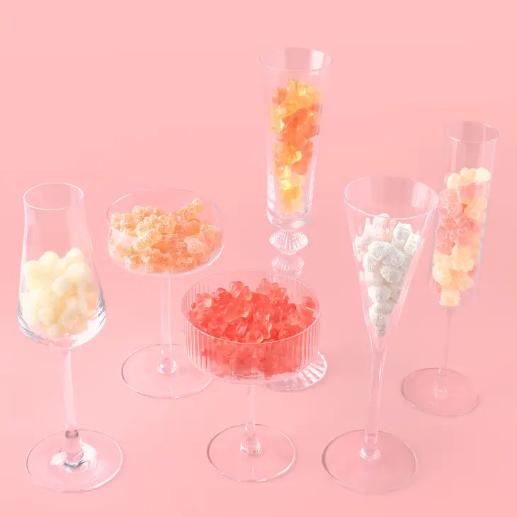 STRAWBERRY CHAMPAGNE BEARS - SMALL CUBE