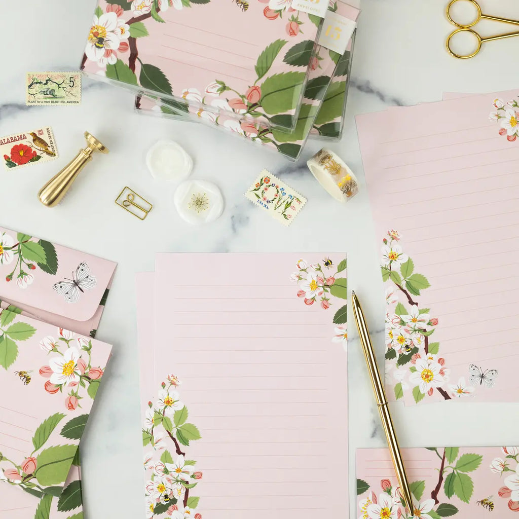 Apple Blossom / Letter Writing Set