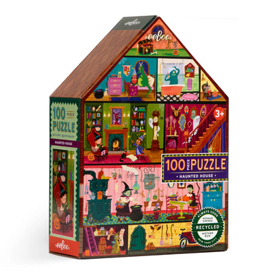 Haunted House 100 Piece Puzzle (Shaped Box)