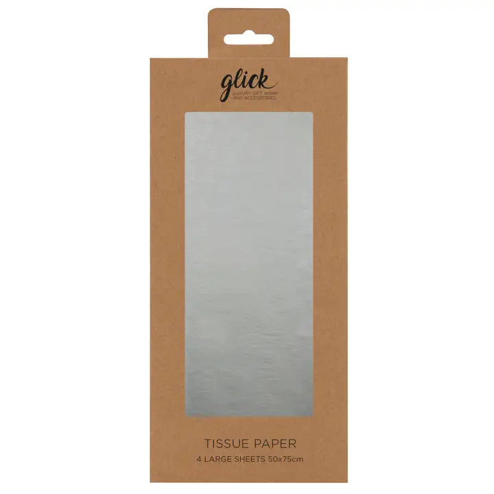 TISSUE PLAIN SILVER
