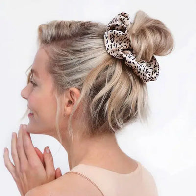 ECO-FRIENDLY BRUNCH SCRUNCHIE - LEOPARD