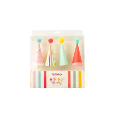 HIP HIP HOORAY CAKE TOPPERS