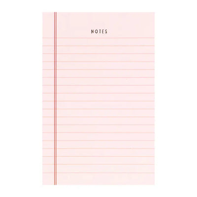 Pink Notes 4x6 Notepad