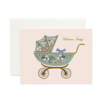 Floral Pram Card