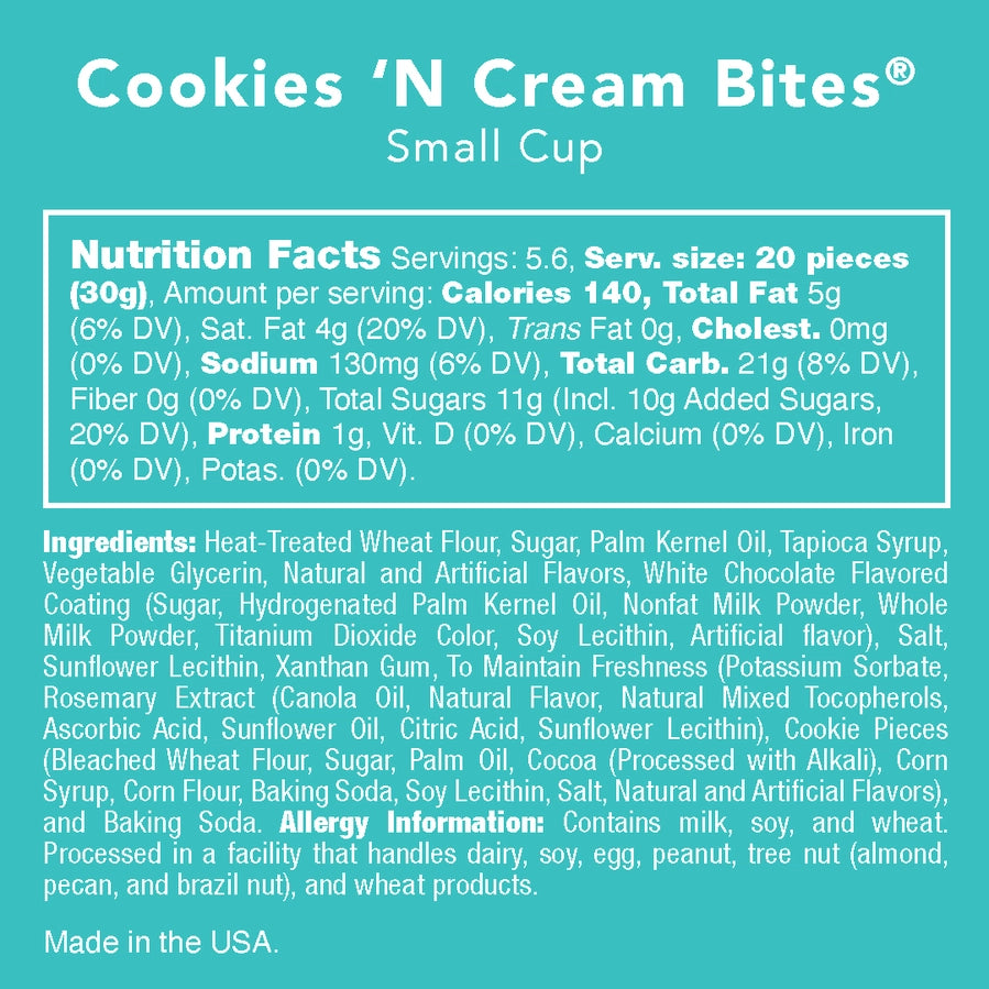COOKIES AND CREAM BITES