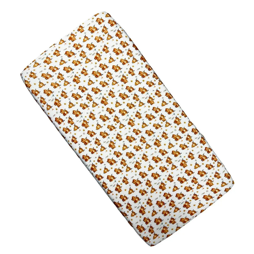 Highland Honey Bamboo Crib Sheet