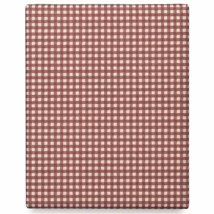 'Cranberry Check' Wrapping Paper Roll