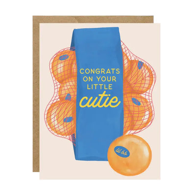 Congrats On Your Little Cutie Baby Card