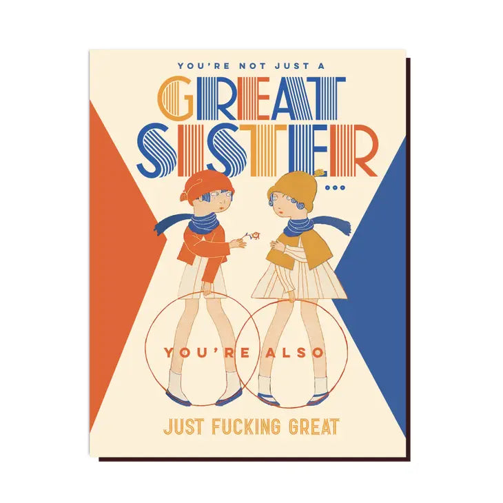 GREAT SISTER CARD