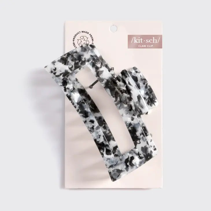 Eco-Friendly Jumbo Open Shape Claw Clip - Black