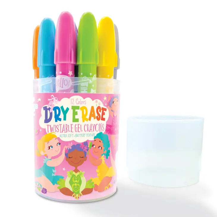 DRY ERASE TWISTABLE GEL CRAYONS - PRETTY BALLERINAS