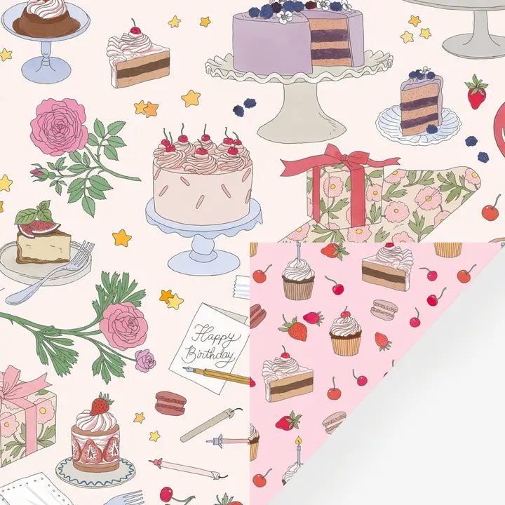 Make A Wish | Double Sided Wrapping Paper