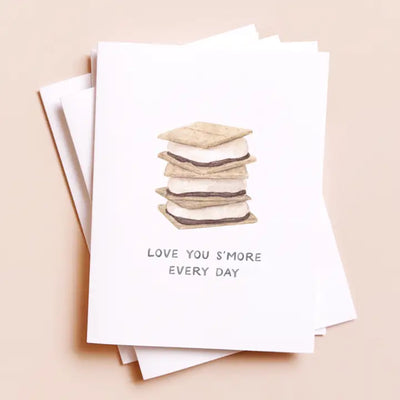 Love You S'more — Food Pun Love / Anniversary Card