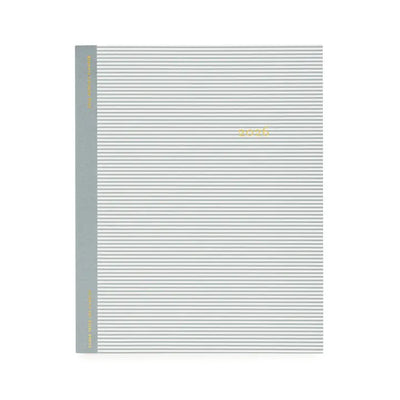 2026 Blue Pinstripe Monthly Planner
