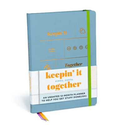 KEEPIN’ IT KINDA, SORTA TOGETHER LARGE HARDCOVER PLANNER
