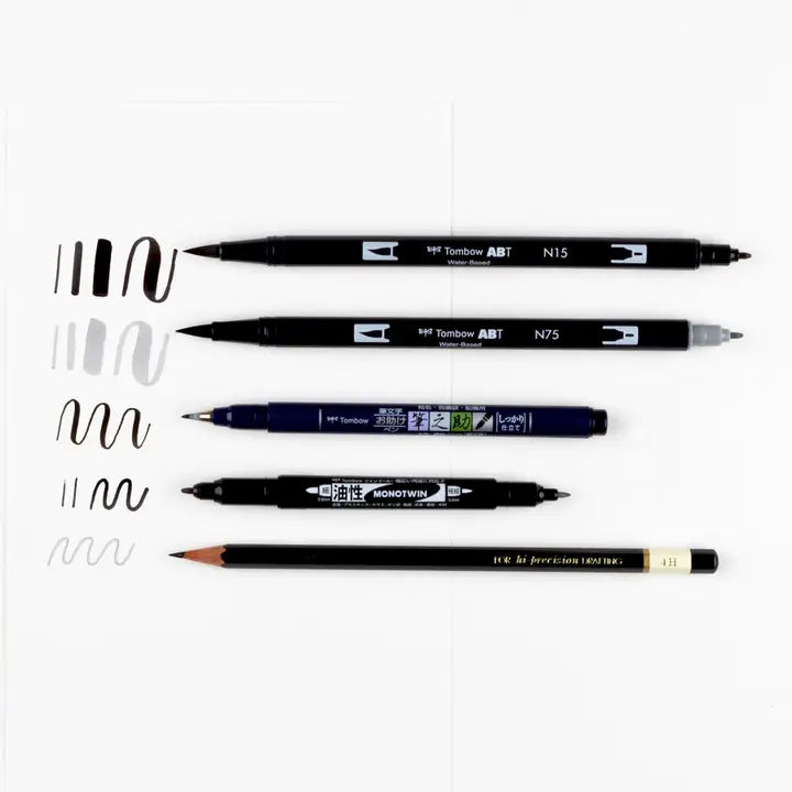 TOMBOW DRAWING SET