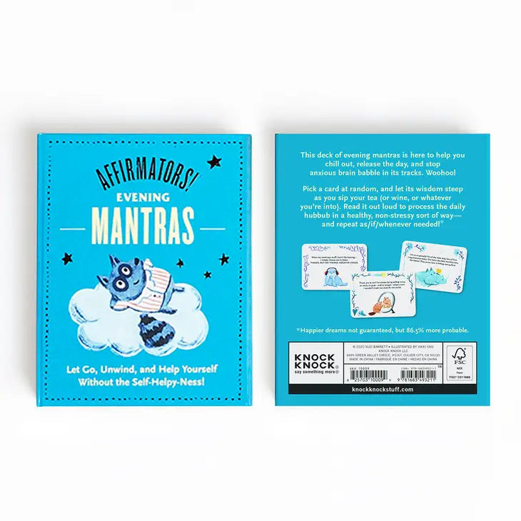AFFIRMATORS! MANTRAS EVENING AFFIRMATION CARDS
