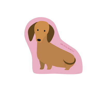 Dachshund Vinyl Sticker