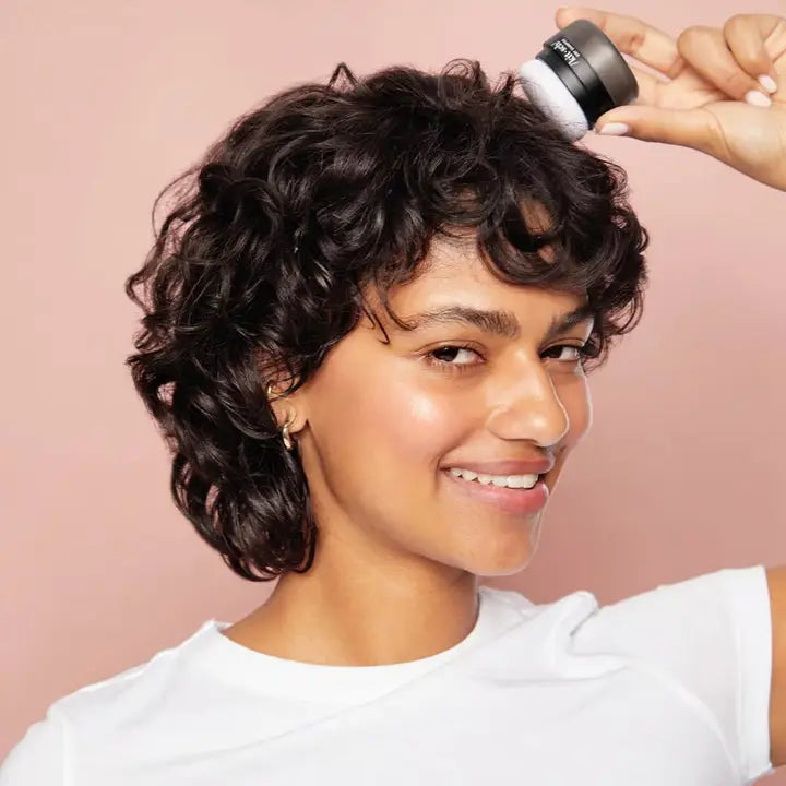 Volumizing Rice Protein Dry Shampoo - Drak Tinted Powder