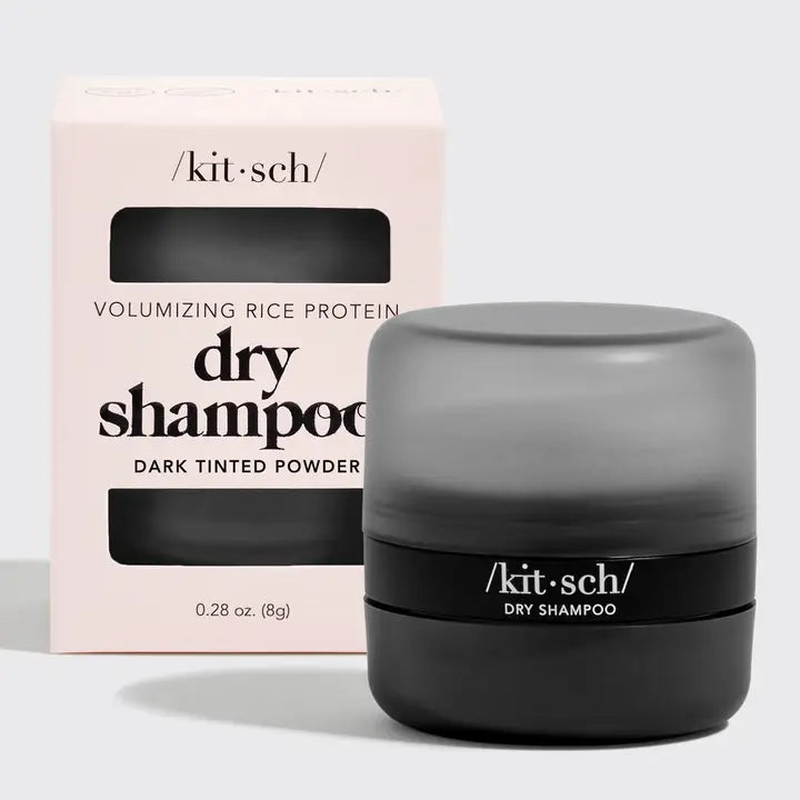 Volumizing Rice Protein Dry Shampoo - Drak Tinted Powder