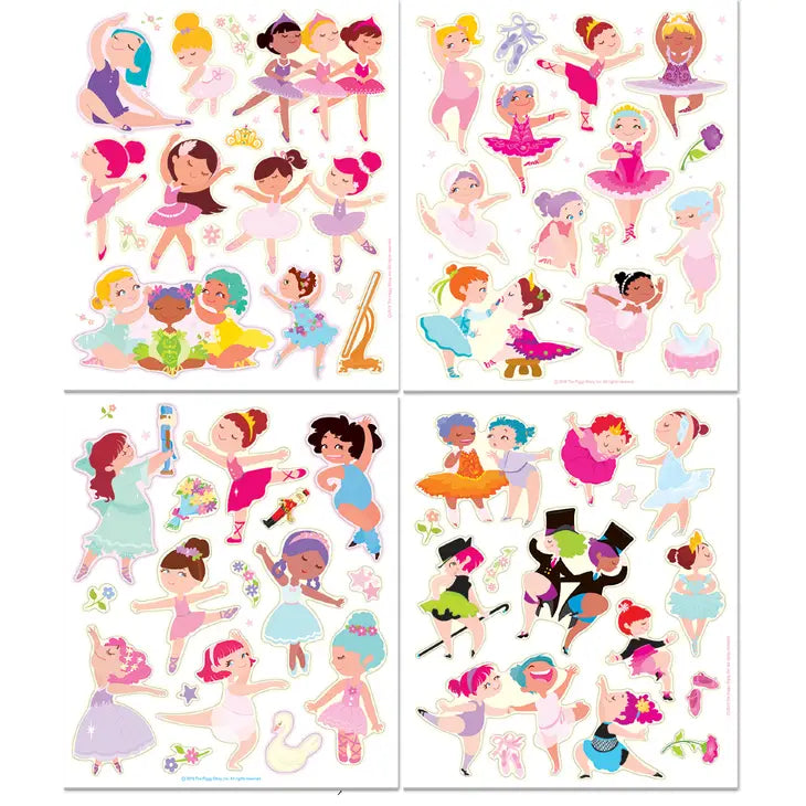 STICKER ACTIVITY TOTE - DANCE MAGIC