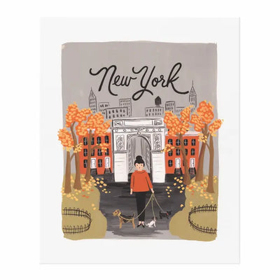 NEW YORK AUTUMN PRINT - 8X10