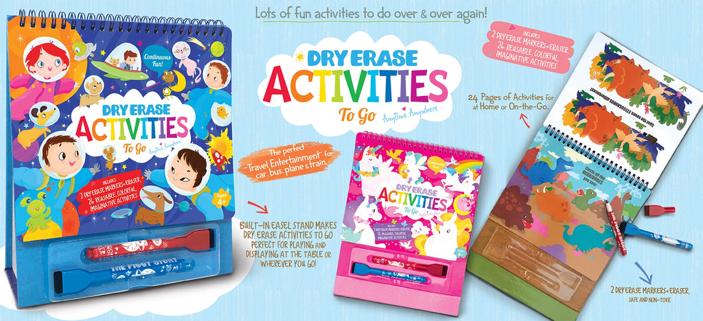 DRY ERASE ACTIVITIES TO GO - DINOSAUR WORLD