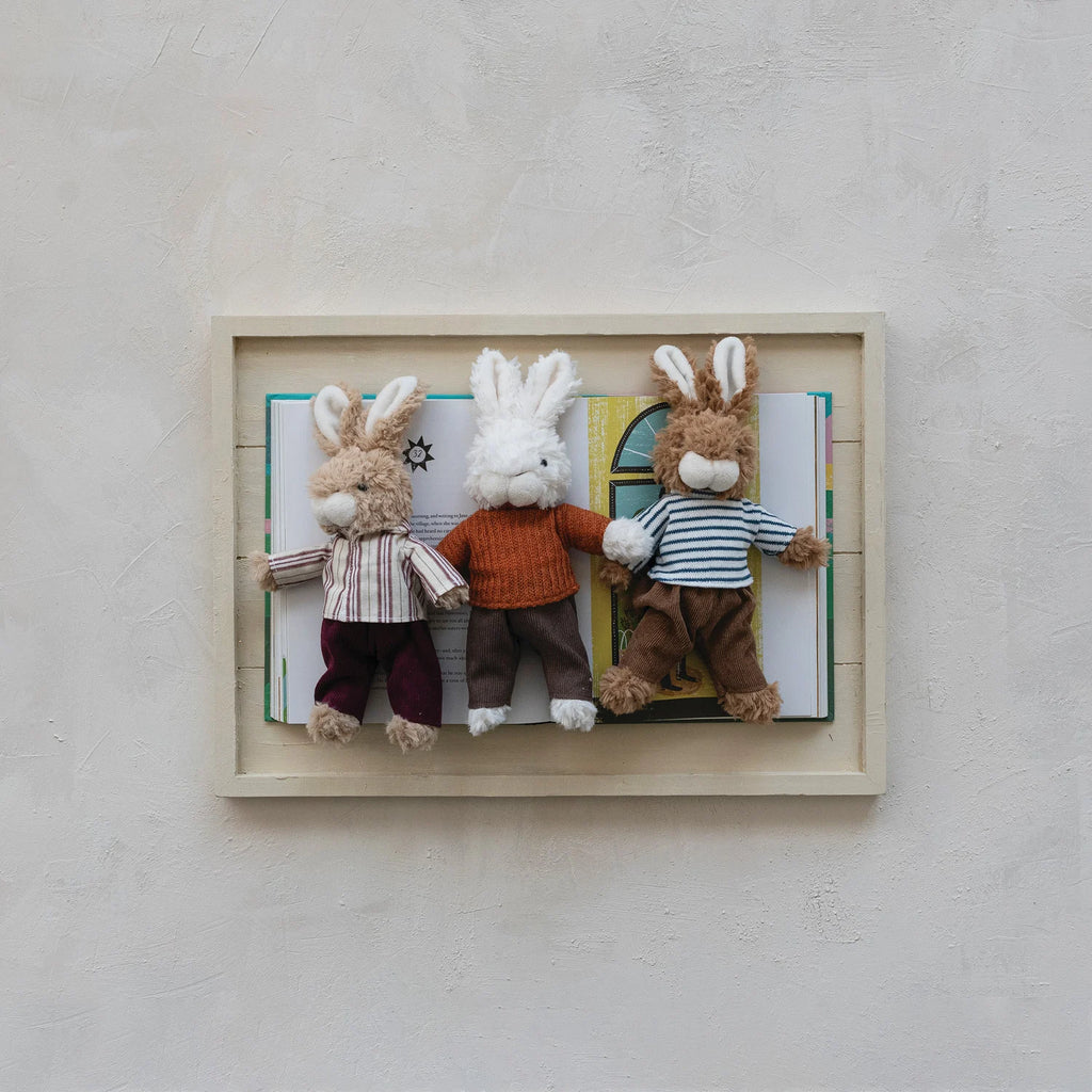 Plush Bunnies in Clothes