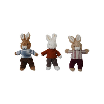 Plush Bunnies in Clothes