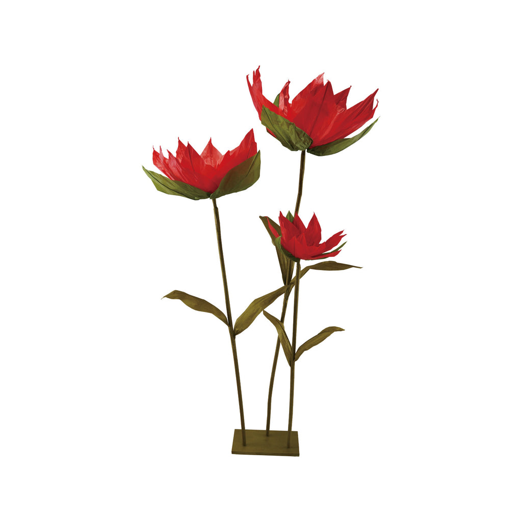Paper Flowers with Stand