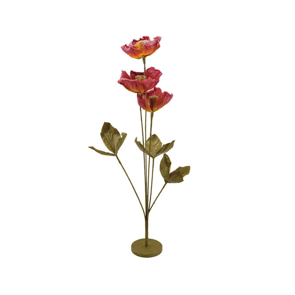 Paper Flowers with Stand