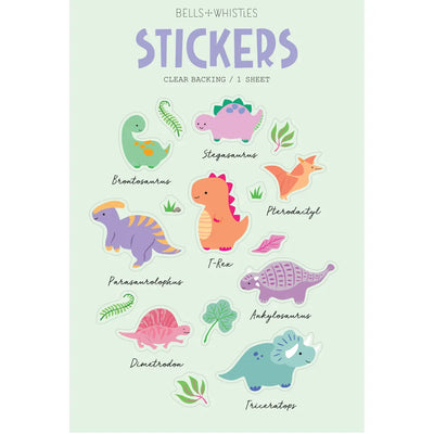 Dinosaur Clear Stickers