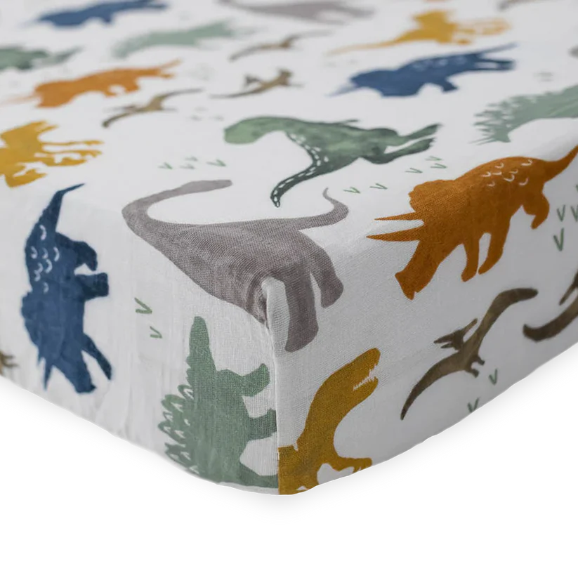 Little Unicorn Cotton Muslin Crib Sheet