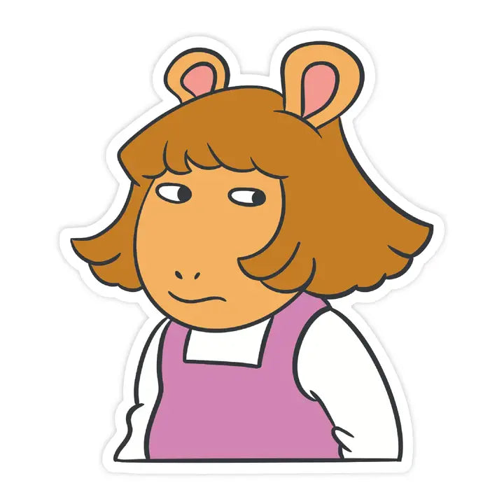 Dw Side Eye 90's Vinyl Sticker