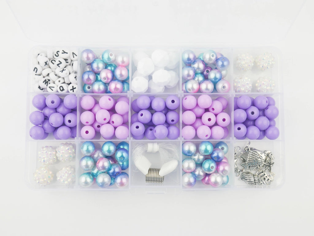 MERMAID DIY BRACELET CRAFT KIT FOR KIDS - GIRL JEWELRY GIFT