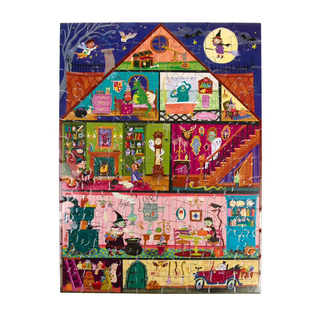 Haunted House 100 Piece Puzzle (Shaped Box)