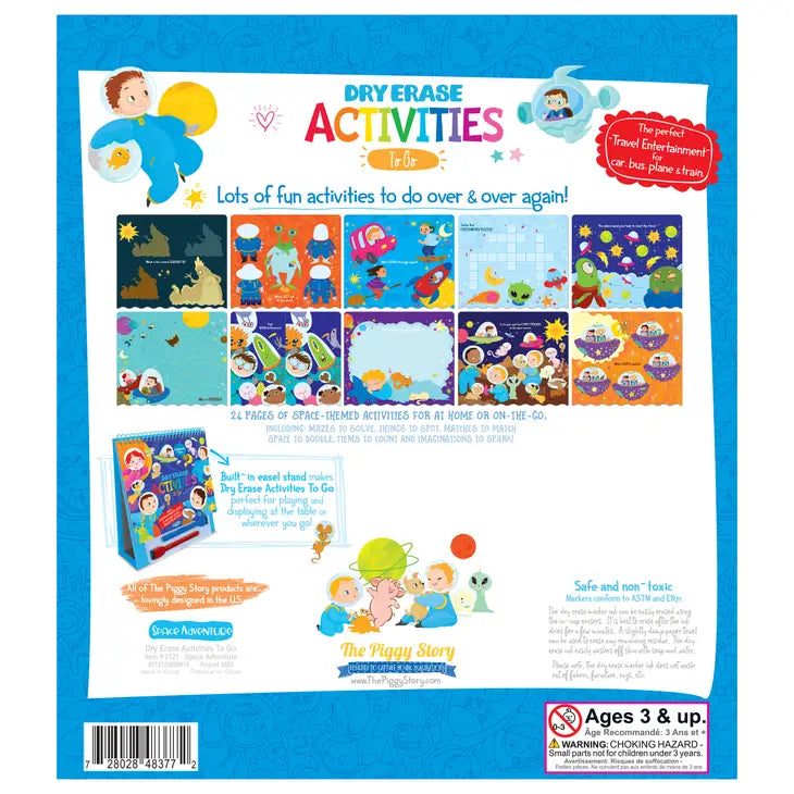 DRY ERASE ACTIVITIES TO GO - SPACE ADVENTURE