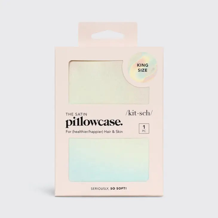 SATIN KING PILLOWCASE - AURA
