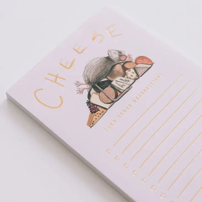 CHEESE + NECESSITIES NOTEPAD