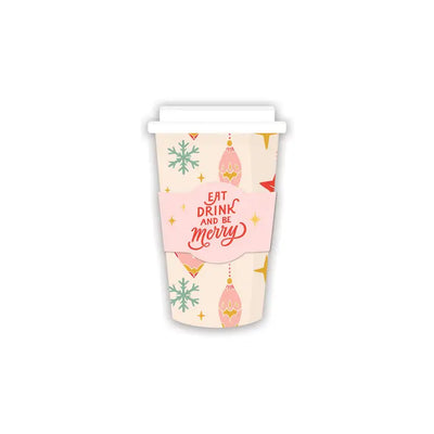 RETRO CHRISTMAS TO GO CUPS