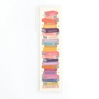 Smut Book Stack Laminated Bookmark